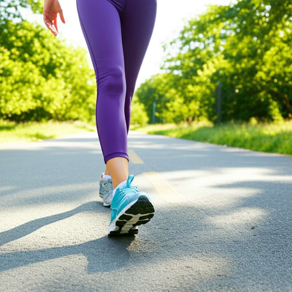 Generate a high-quality, relevant image prompt for an article about: How Much Weight Can I Lose Walk