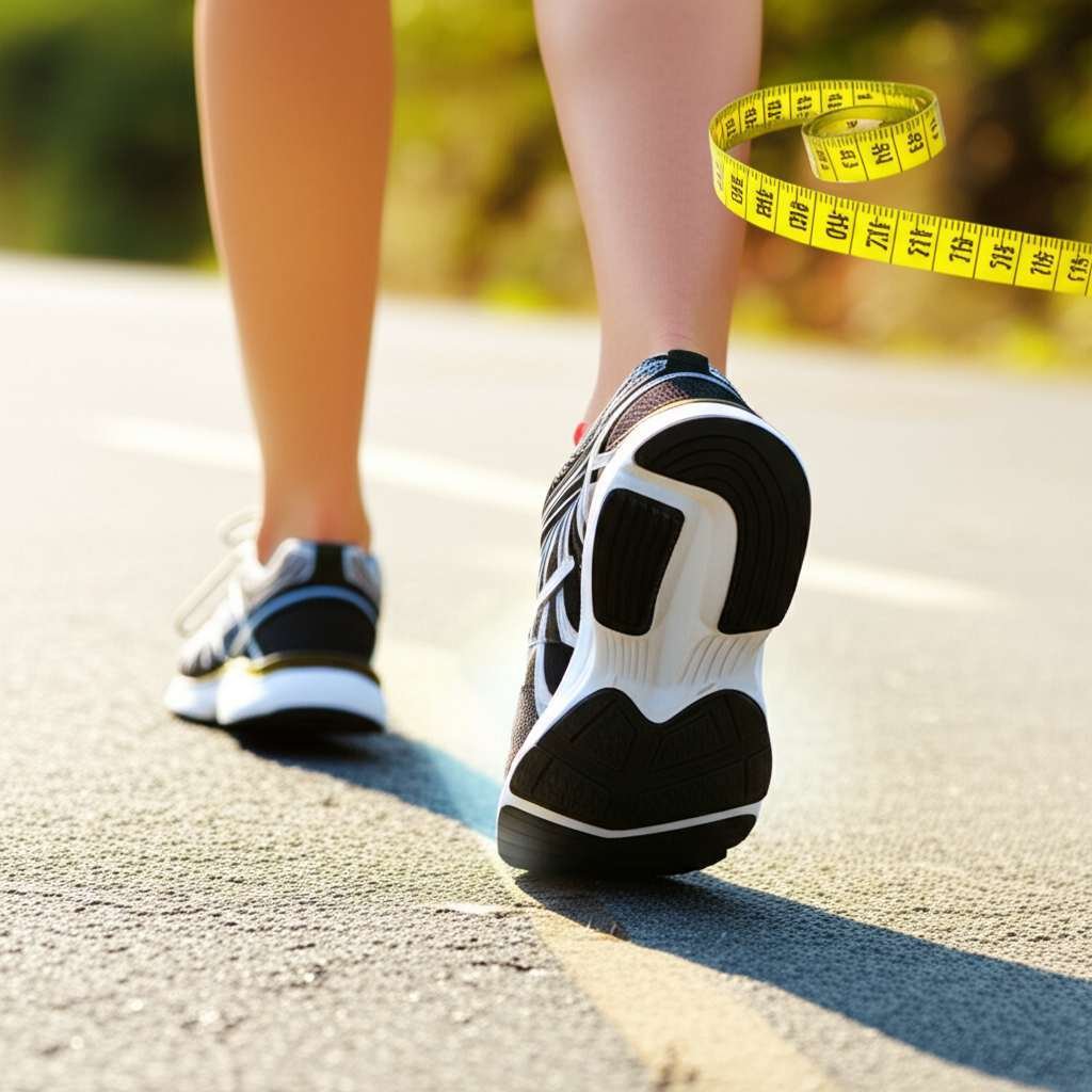 Generate a high-quality, relevant image prompt for an article about: Can I Lose Weight By Walking 4
