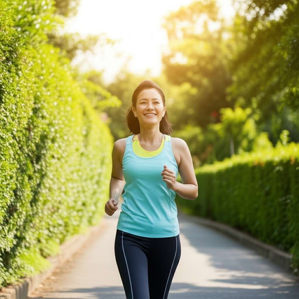 Generate a high-quality, relevant image prompt for an article about: Can I Lose Weight By Walking 5