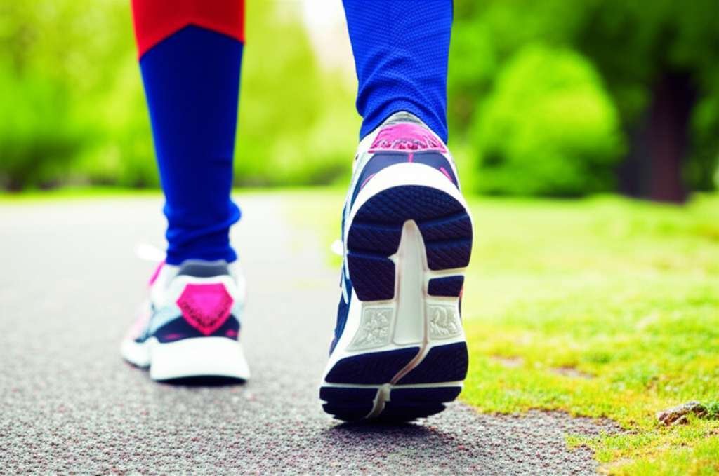 Generate a high-quality, relevant image prompt for an article about: Can I Lose Weight By Walking 50