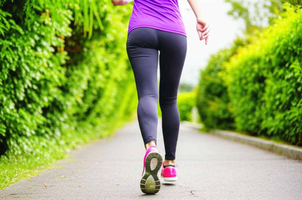 Generate a high-quality, relevant image prompt for an article about: Can I Lose Weight By Walking 30