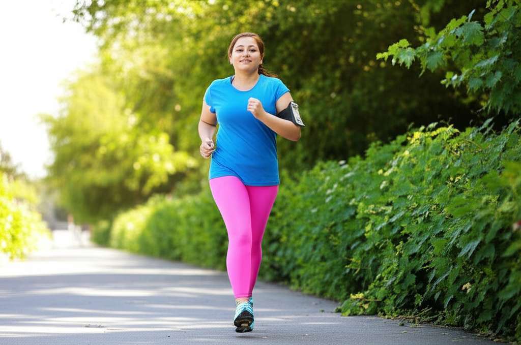 Generate a high-quality, relevant image prompt for an article about: Can I Lose Weight By Walking 2