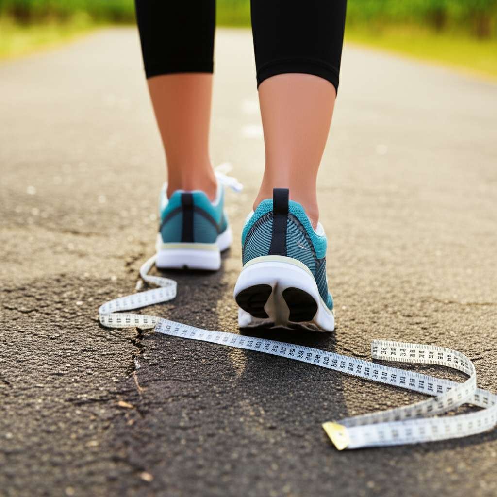Generate a high-quality, relevant image prompt for an article about: Can I Lose Weight Walking 3000