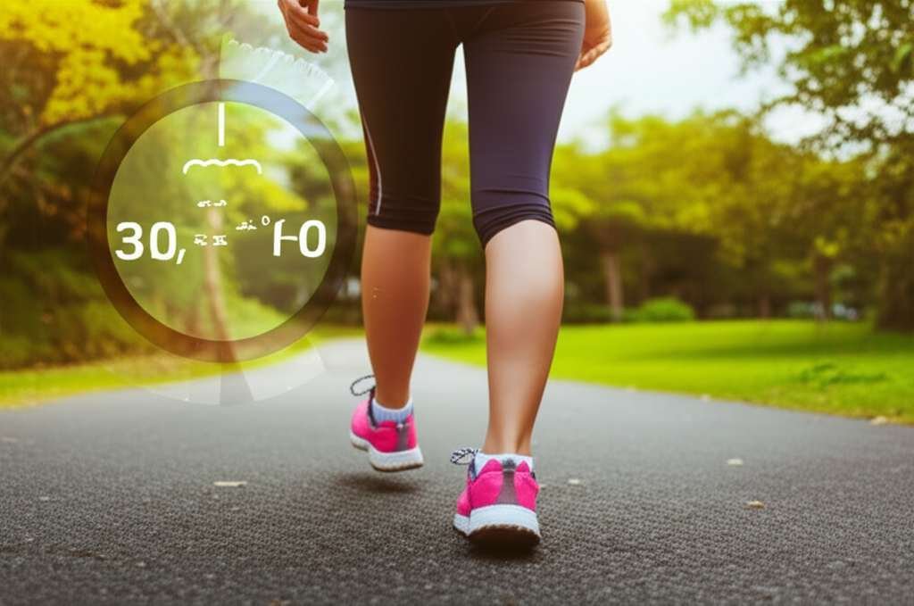 Generate a high-quality, relevant image prompt for an article about: Can I Lose Weight By Walking Fo