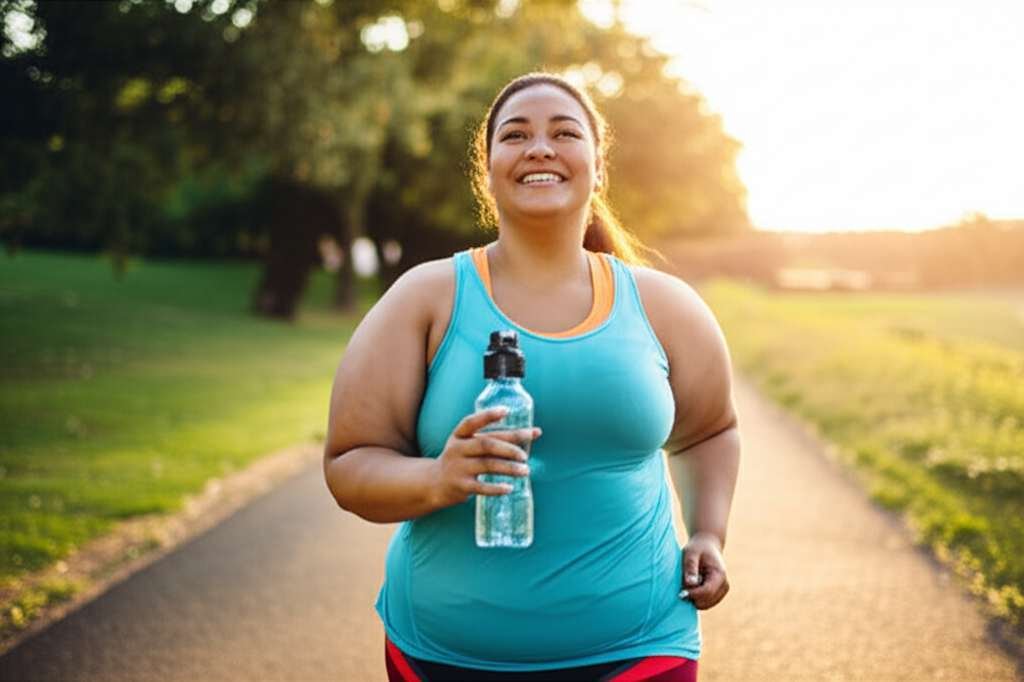 Generate a high-quality, relevant image prompt for an article about: Can You Lose Weight With Walkin