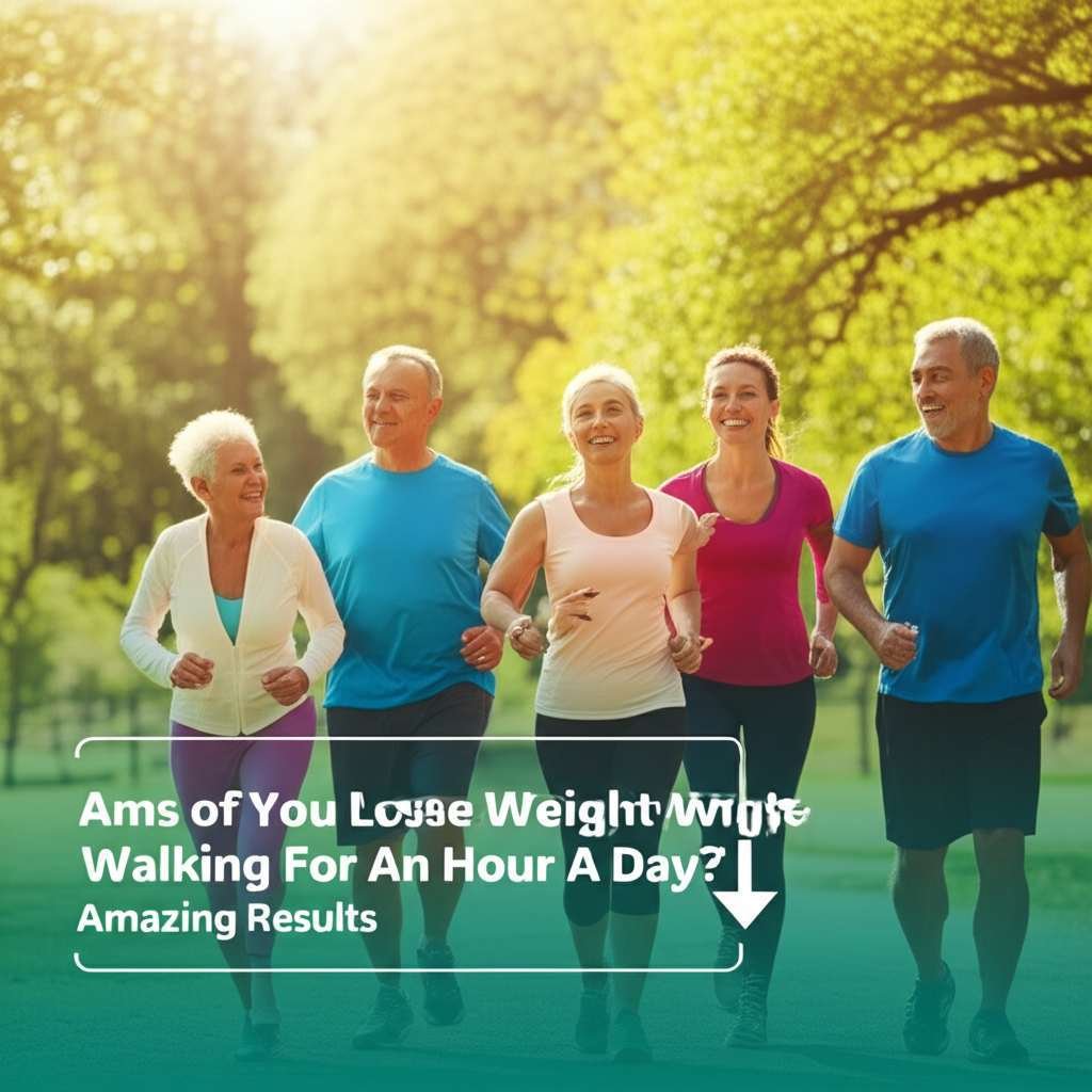 Generate a high-quality, relevant image prompt for an article about: Can You Lose Weight With Walkin