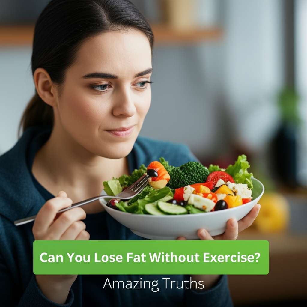 Generate a high-quality, relevant image prompt for an article about: Can You Lose Fat Without Exerci