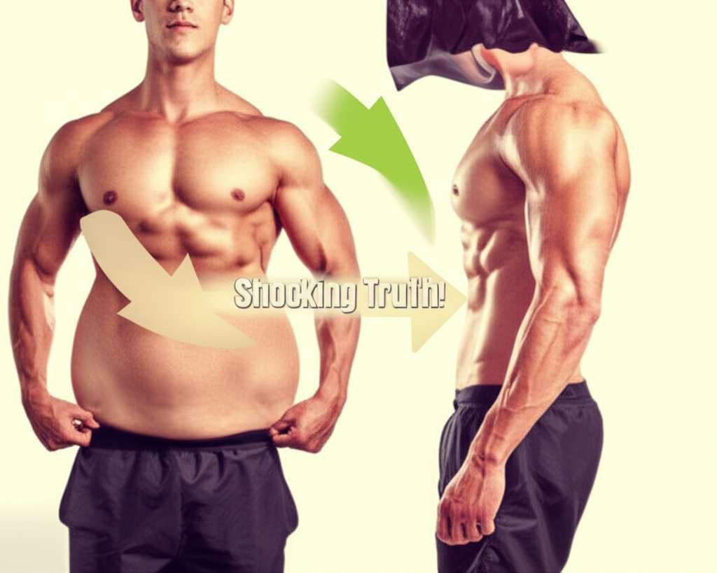 Generate a high-quality, relevant image prompt for an article about: Can You Lose Fat While Bulking?