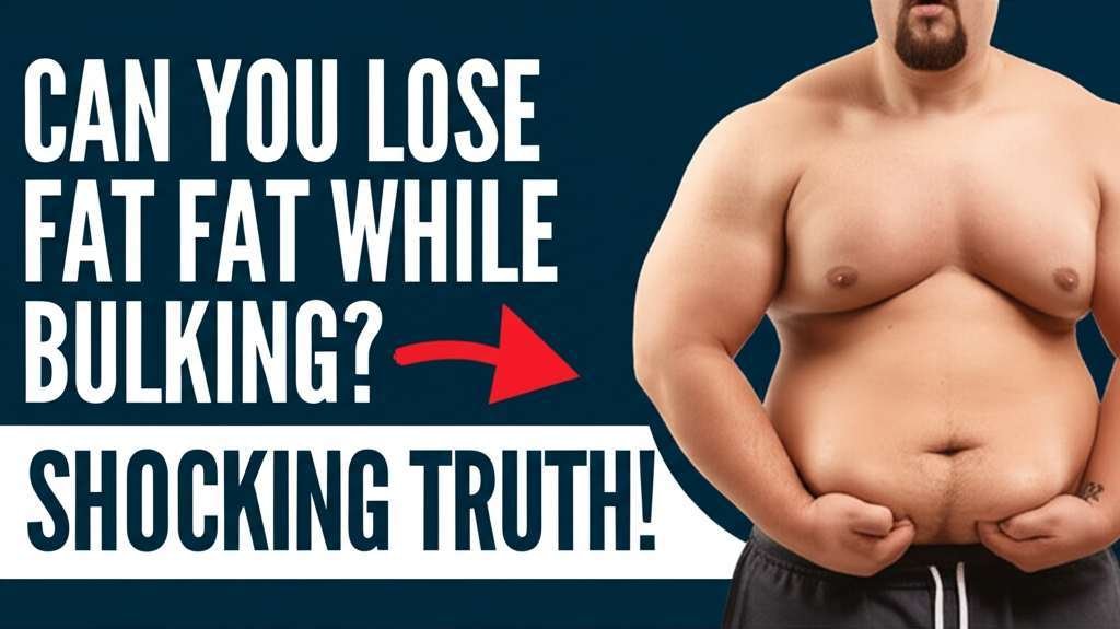 Generate a high-quality, relevant image prompt for an article about: Can You Lose Fat While Bulking?