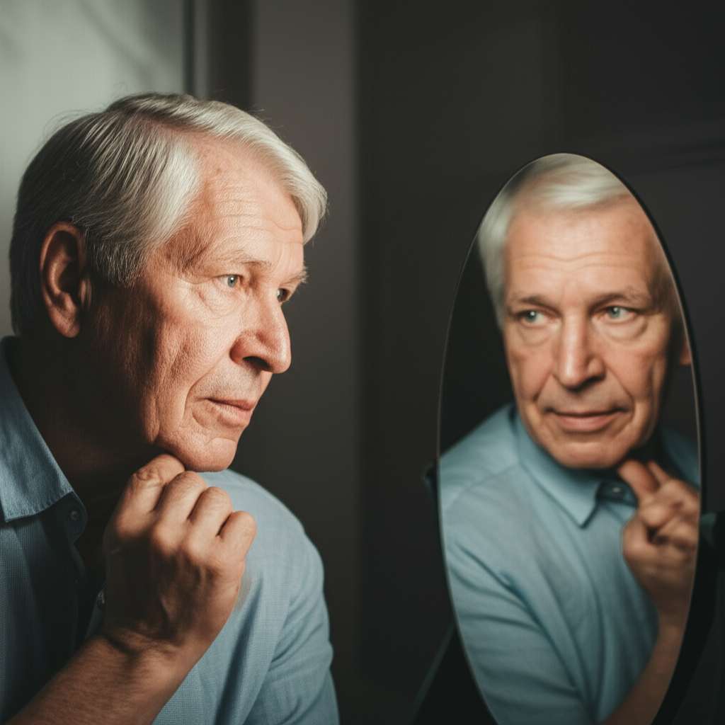Generate a high-quality, relevant image prompt for an article about: Why Do Older People Lose Fat: S