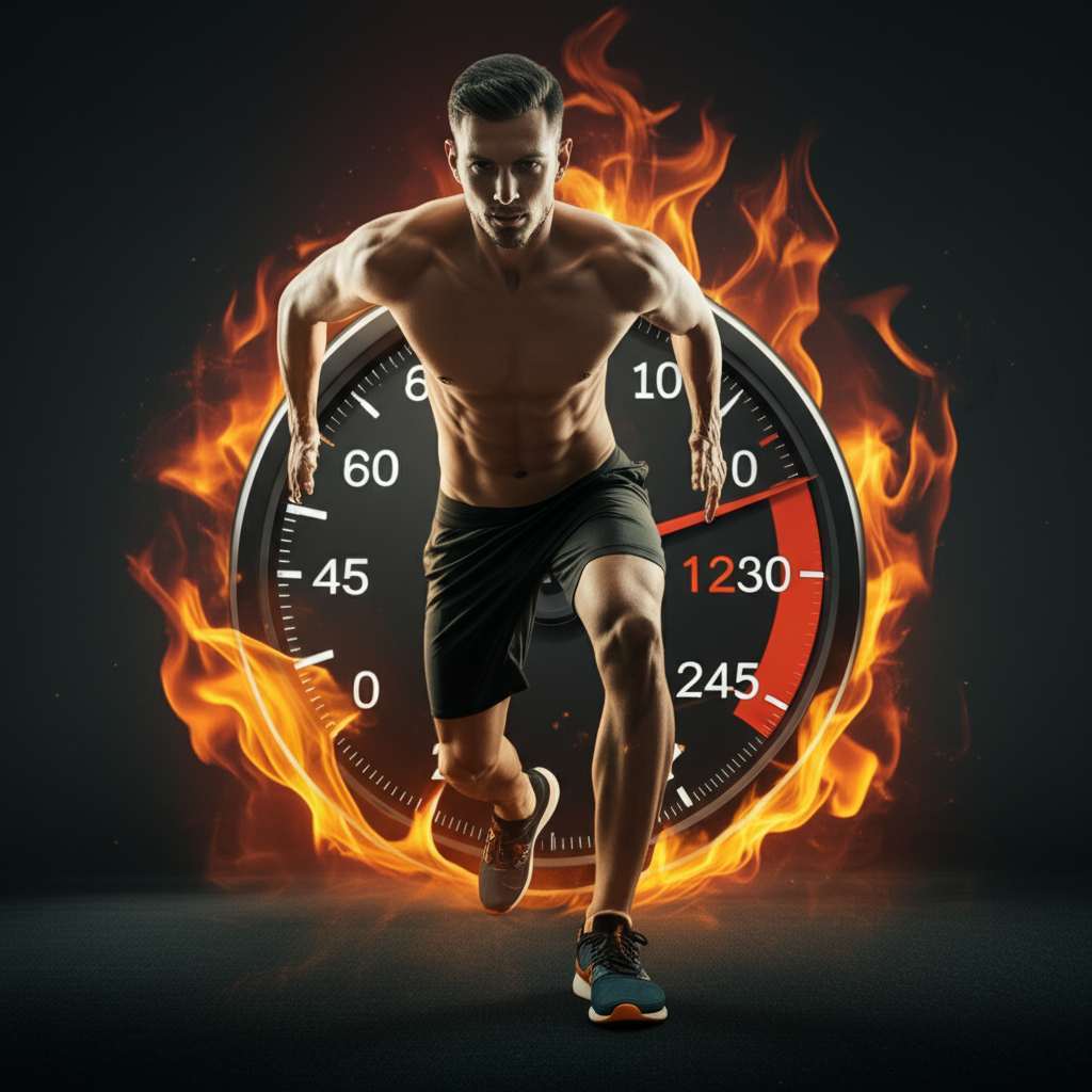Generate a high-quality, relevant image prompt for an article about: How Do You Burn Fat Fast: Prove