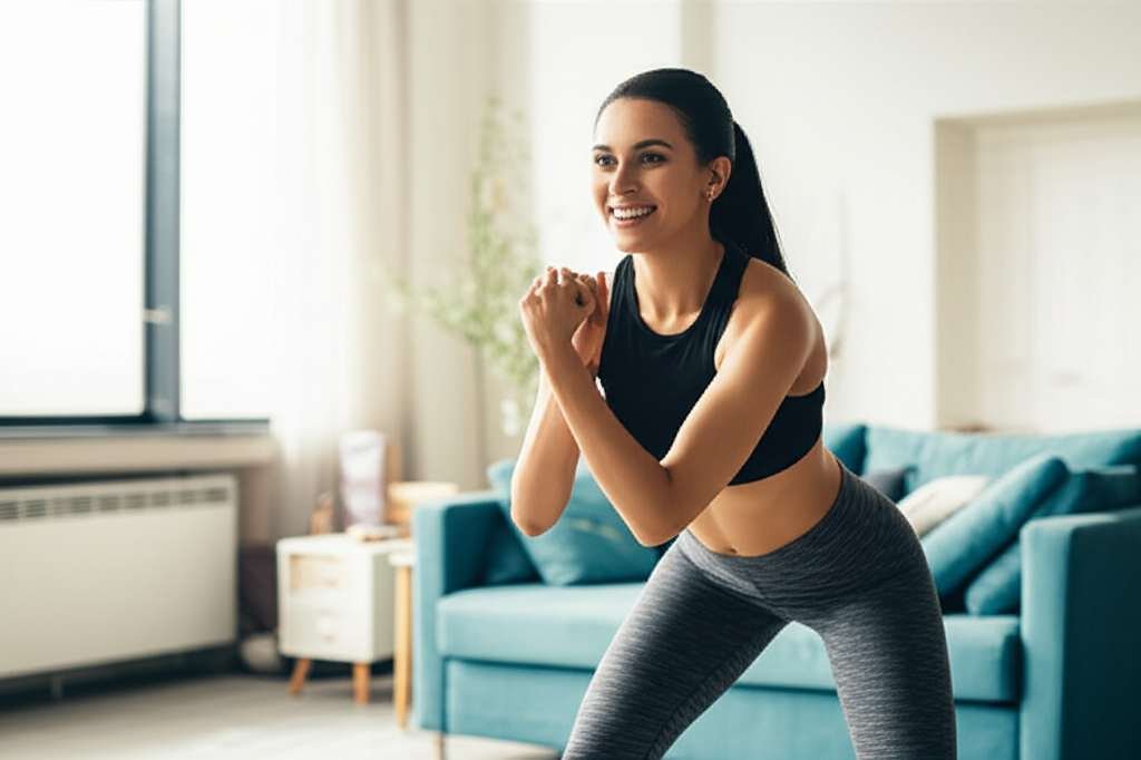 Generate a high-quality, relevant image prompt for an article about: How to Burn Fat at Home: Incred