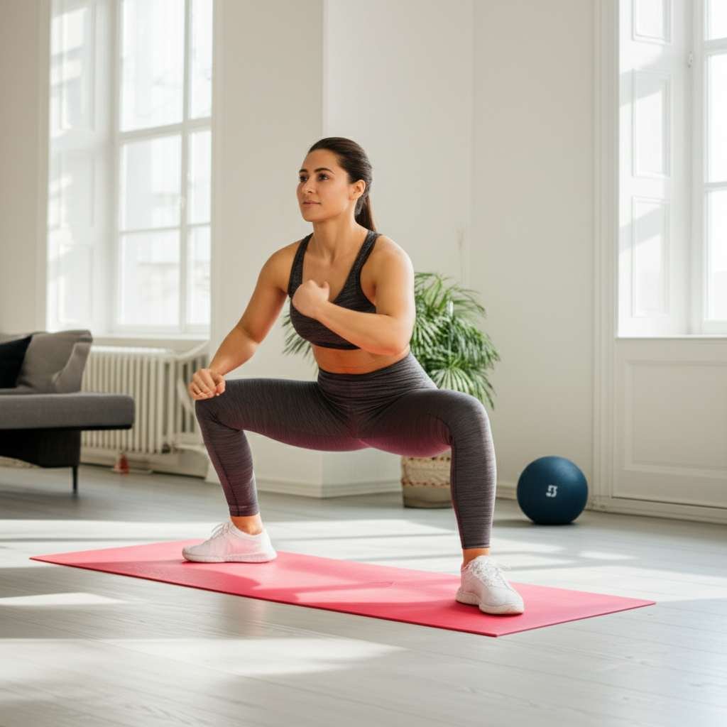 Generate a high-quality, relevant image prompt for an article about: How to Burn Fat at Home: Incred