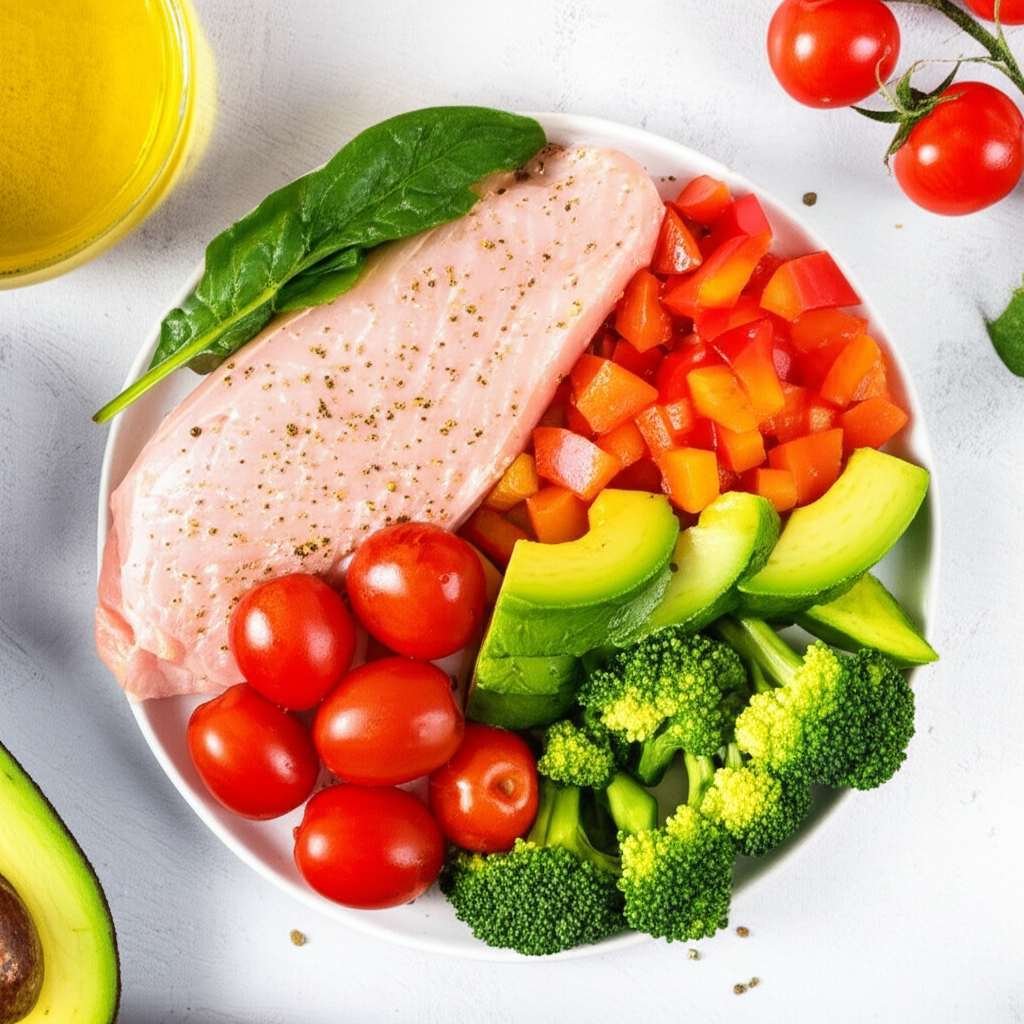 Generate a high-quality, relevant image prompt for an article about: How To Eat To Burn Fat: Amazing