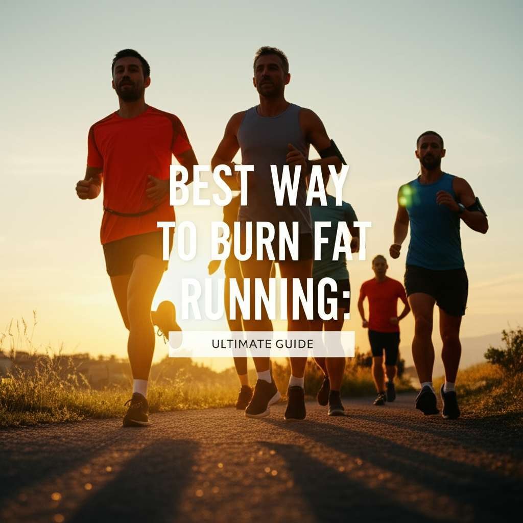 Generate a high-quality, relevant image prompt for an article about: Best Way to Burn Fat Running: U