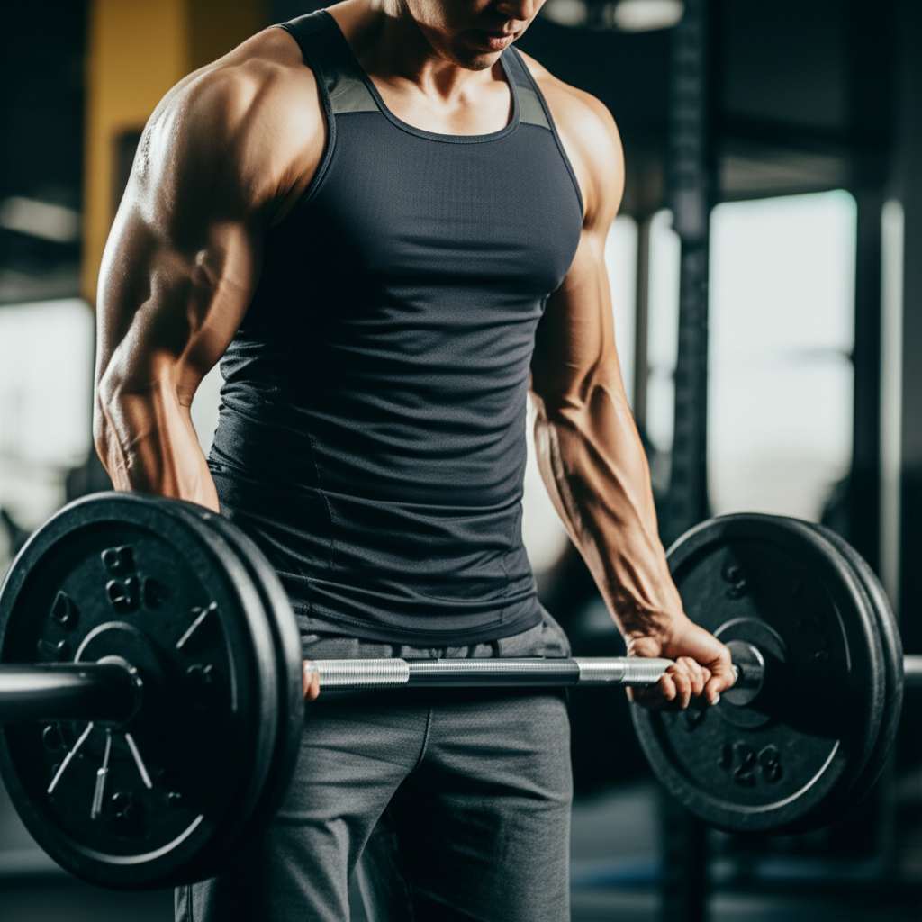 Generate a high-quality, relevant image prompt for an article about: How To Build Muscle Burn Fat: A