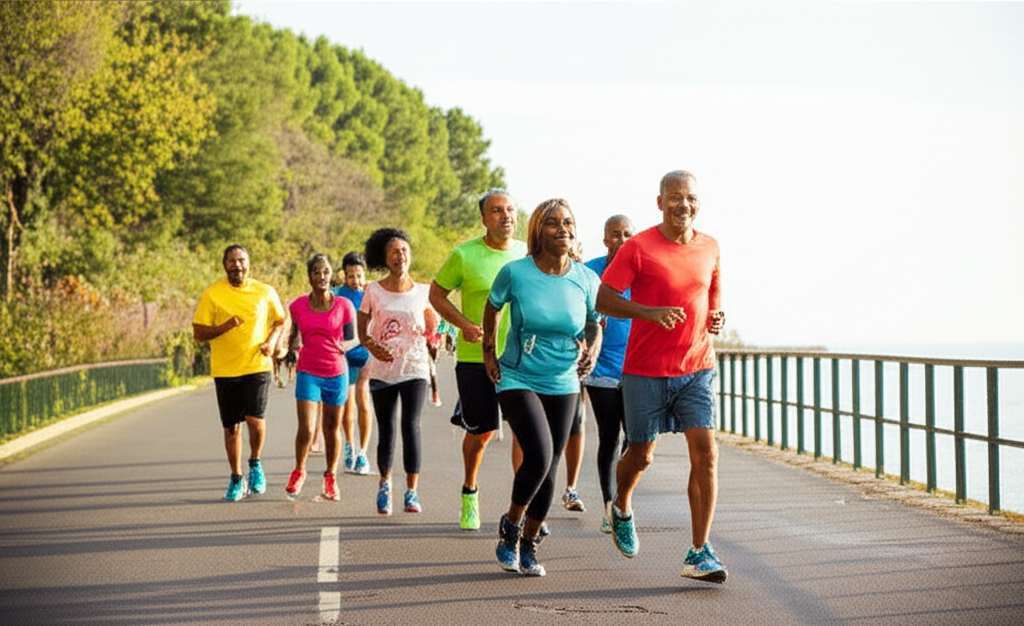 Generate a high-quality, relevant image prompt for an article about: How Much Fat Burn In Running: A