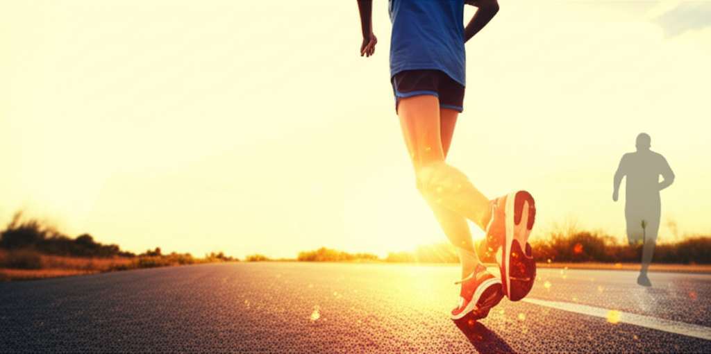Generate a high-quality, relevant image prompt for an article about: How Much Fat Burn In Running: A