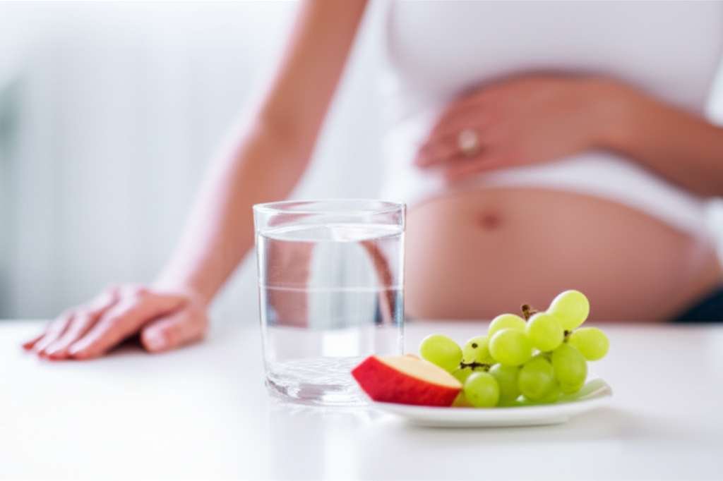 Generate a high-quality, relevant image prompt for an article about: Can You Lose Fat While Pregnant