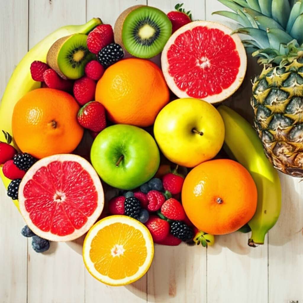 Generate a high-quality, relevant image prompt for an article about: Top 10 Best Fruits For Weight L