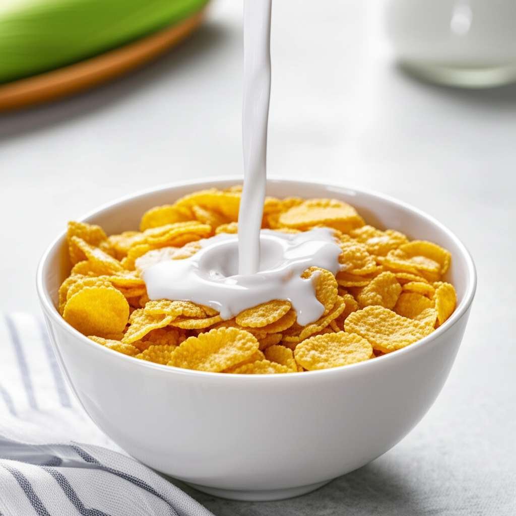 Generate a high-quality, relevant image prompt for an article about: Is Corn Flakes Good For Weight