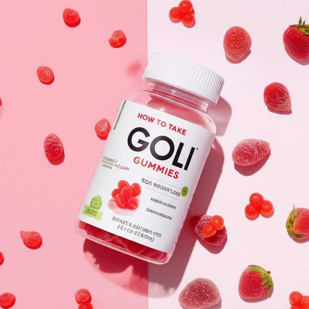 Generate a high-quality, relevant image prompt for an article about: How To Take Goli Gummies For We