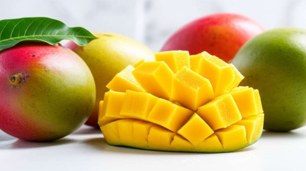 Generate a high-quality, relevant image prompt for an article about: How Many Mangoes Can I Eat A Da