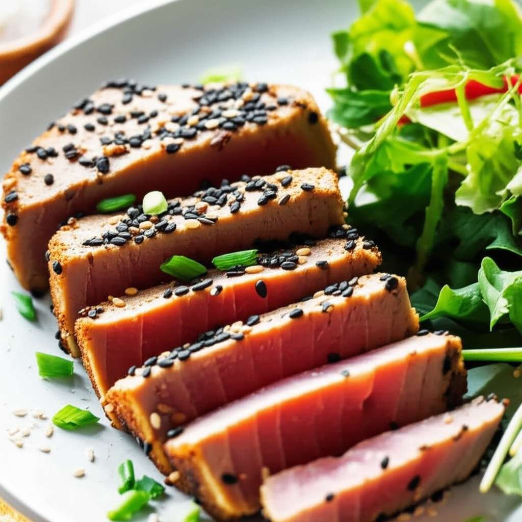 Generate a high-quality, relevant image prompt for an article about: Is Ahi Tuna Good For Weight Los
