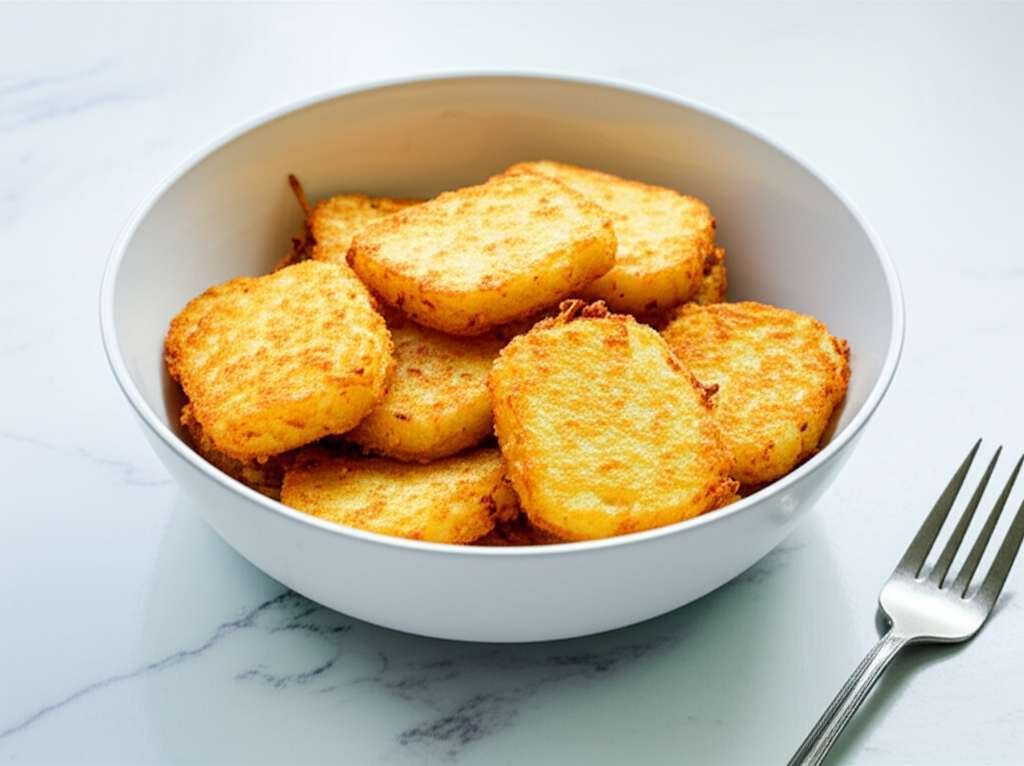 Generate a high-quality, relevant image prompt for an article about: Are Hash Browns Good For Weight