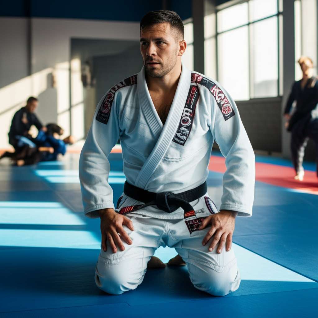 Generate a high-quality, relevant image prompt for an article about: Is Jiu Jitsu Good For Weight Lo