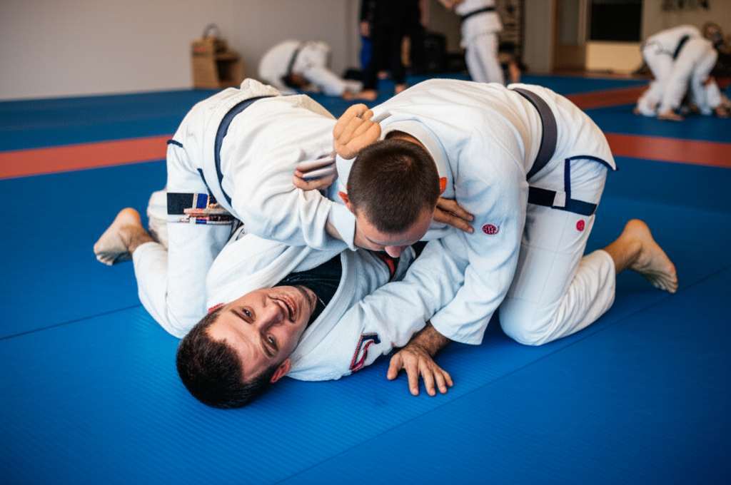 Generate a high-quality, relevant image prompt for an article about: Is Jiu Jitsu Good For Weight Lo
