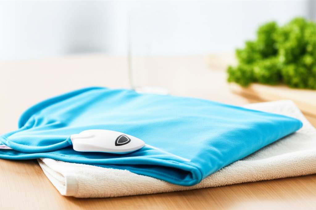Generate a high-quality, relevant image prompt for an article about: Do Heating Pads Help With Weigh