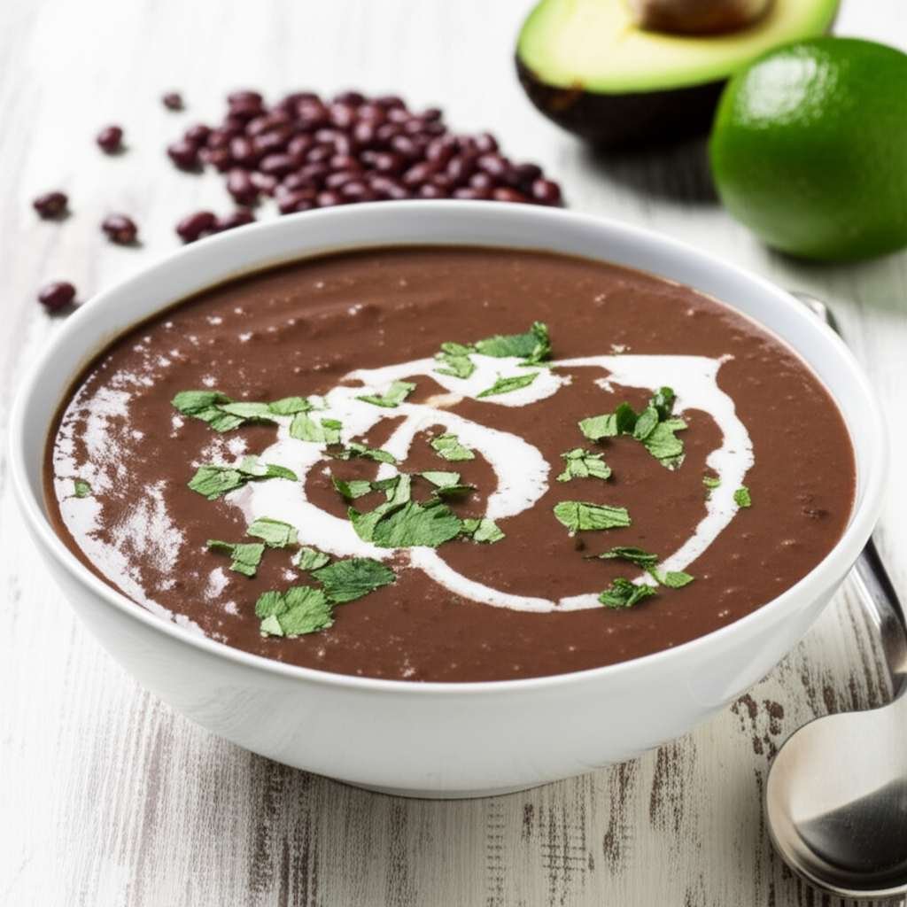 Generate a high-quality, relevant image prompt for an article about: Is Black Bean Soup Good For Wei