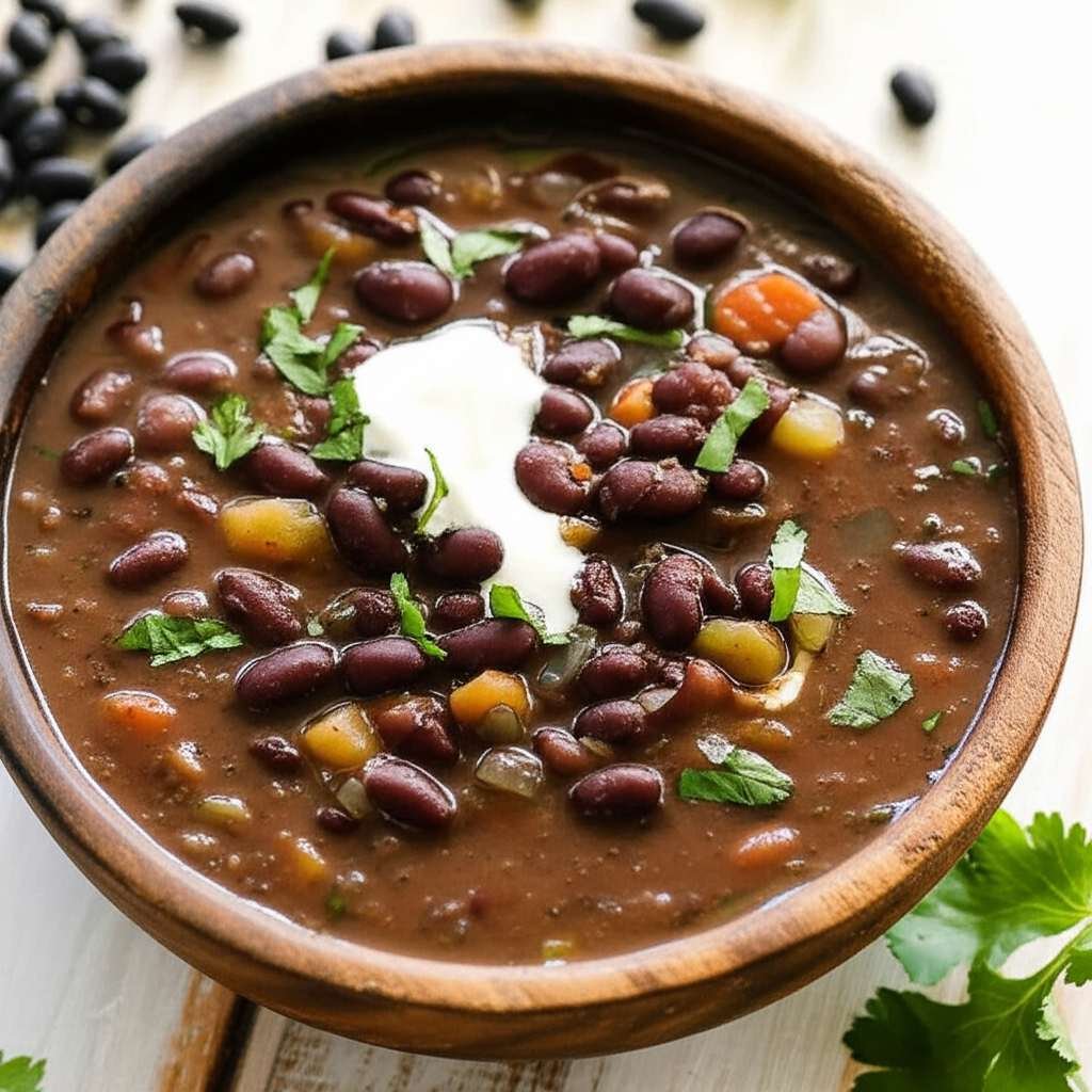 Generate a high-quality, relevant image prompt for an article about: Is Black Bean Soup Good For Wei
