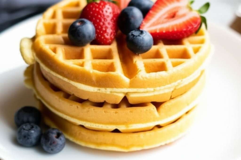 Generate a high-quality, relevant image prompt for an article about: Are Eggo Waffles Good For Weigh