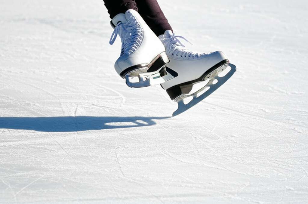 Generate a high-quality, relevant image prompt for an article about: Is Ice Skating Good For Weight