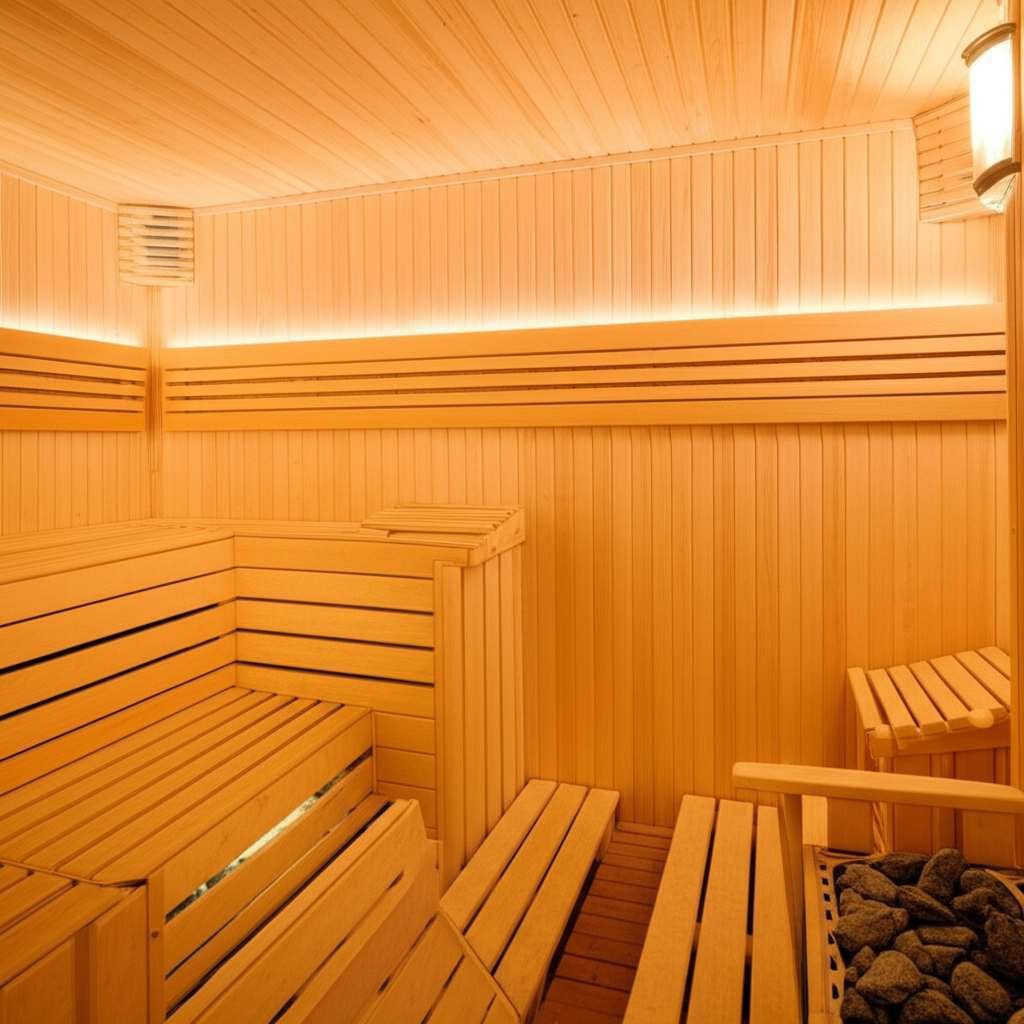 Generate a high-quality, relevant image prompt for an article about: Is Sauna Or Steam Room Better F