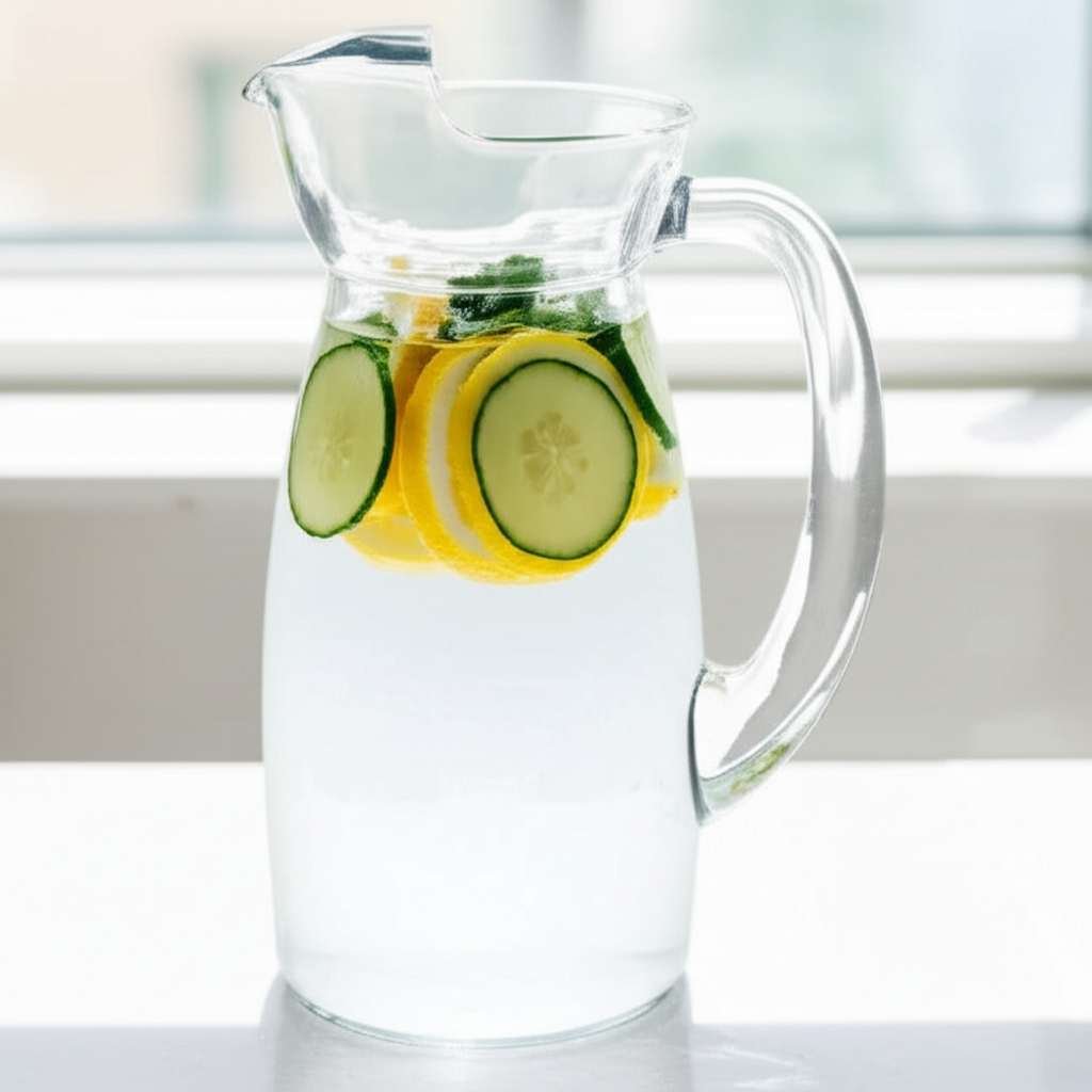 Generate a high-quality, relevant image prompt for an article about: How to Make Lemon Lime Water: A