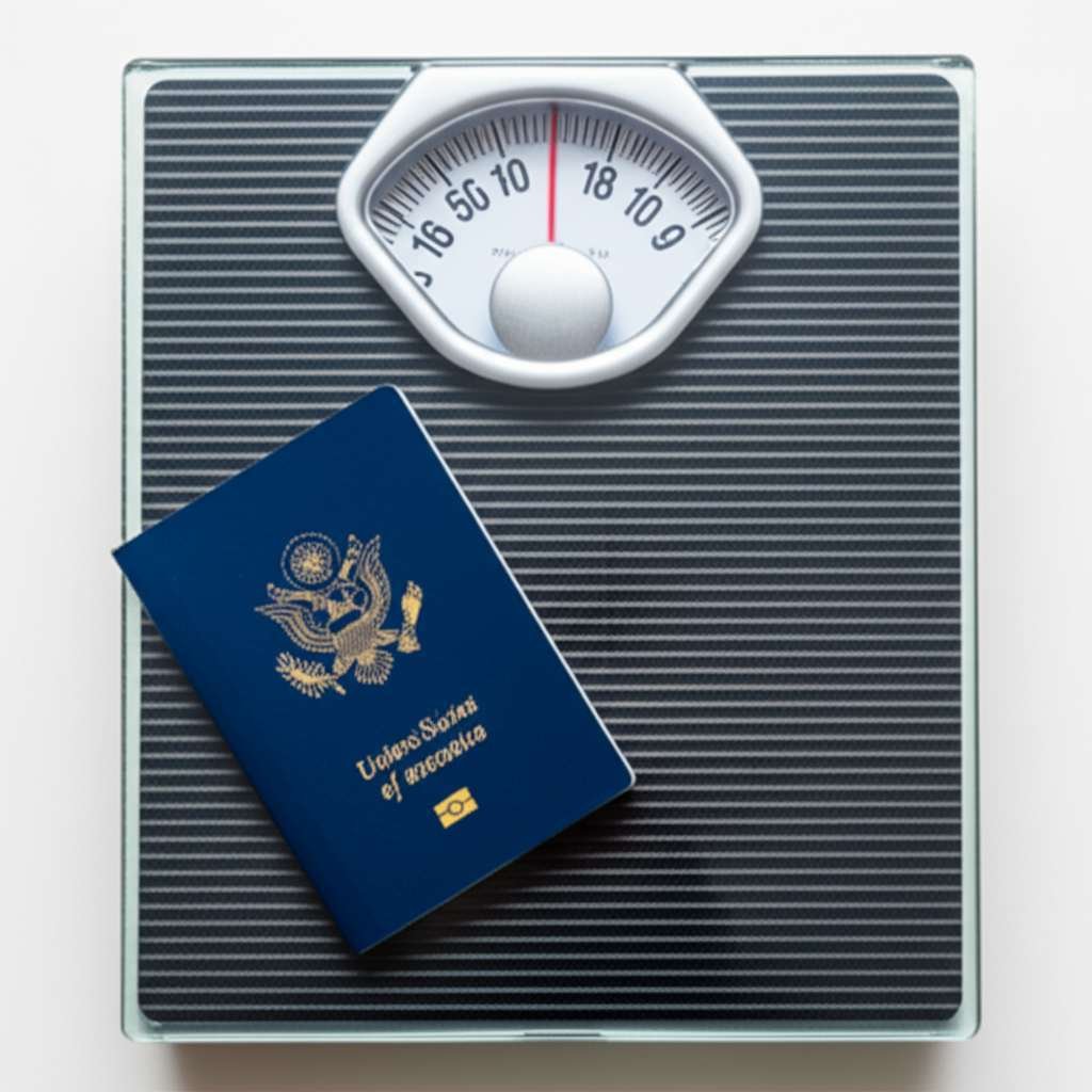 Generate a high-quality, relevant image prompt for an article about: Does Passport Cover Weight Loss