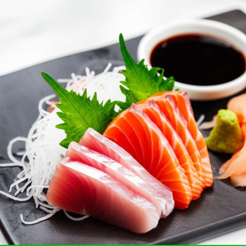 Generate a high-quality, relevant image prompt for an article about: Is Sashimi Good For Weight Loss