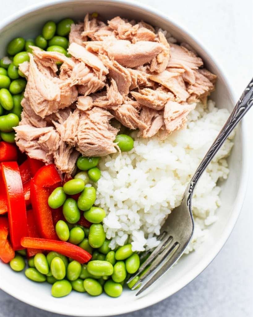 Generate a high-quality, relevant image prompt for an article about: Is Rice Tuna Good For Weight Lo