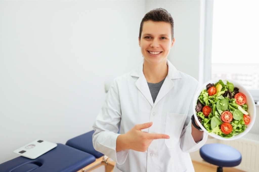 Generate a high-quality, relevant image prompt for an article about: Chiropractor Weight Loss: Amazi