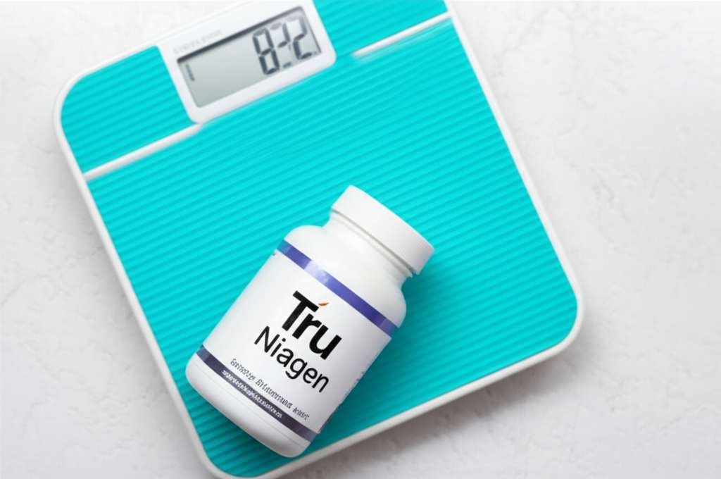 Generate a high-quality, relevant image prompt for an article about: Does Tru Niagen Help Weight Los