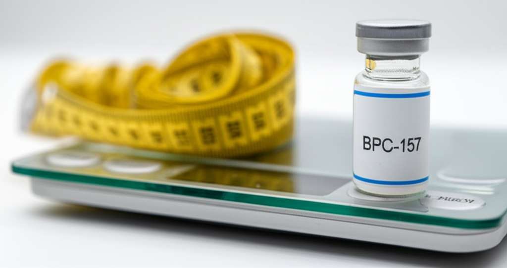 Generate a high-quality, relevant image prompt for an article about: Does BPC 157 Help With Weight L