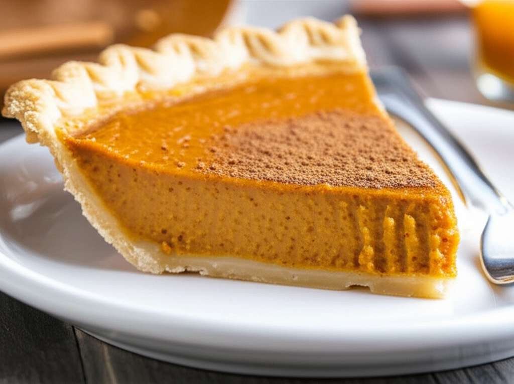 Generate a high-quality, relevant image prompt for an article about: Is Pumpkin Pie Good For Weight
