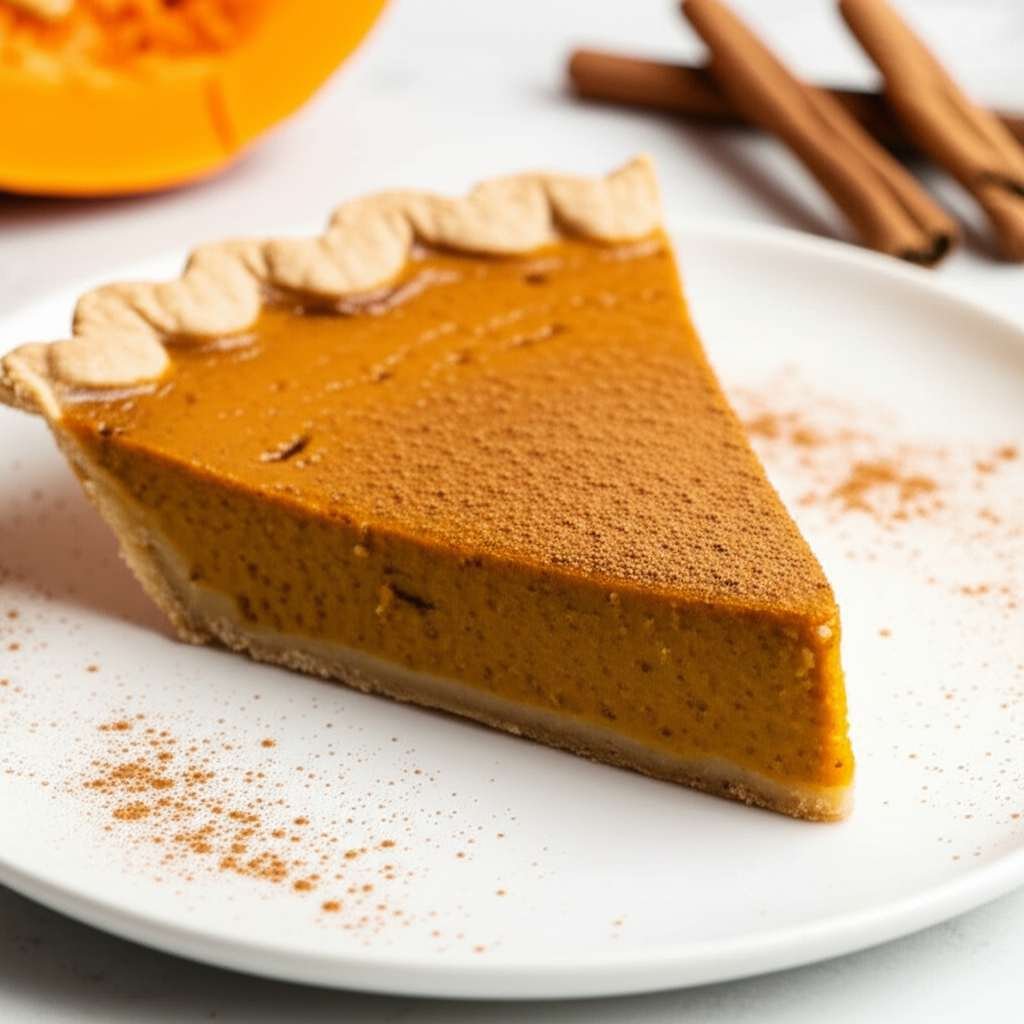 Generate a high-quality, relevant image prompt for an article about: Is Pumpkin Pie Good For Weight