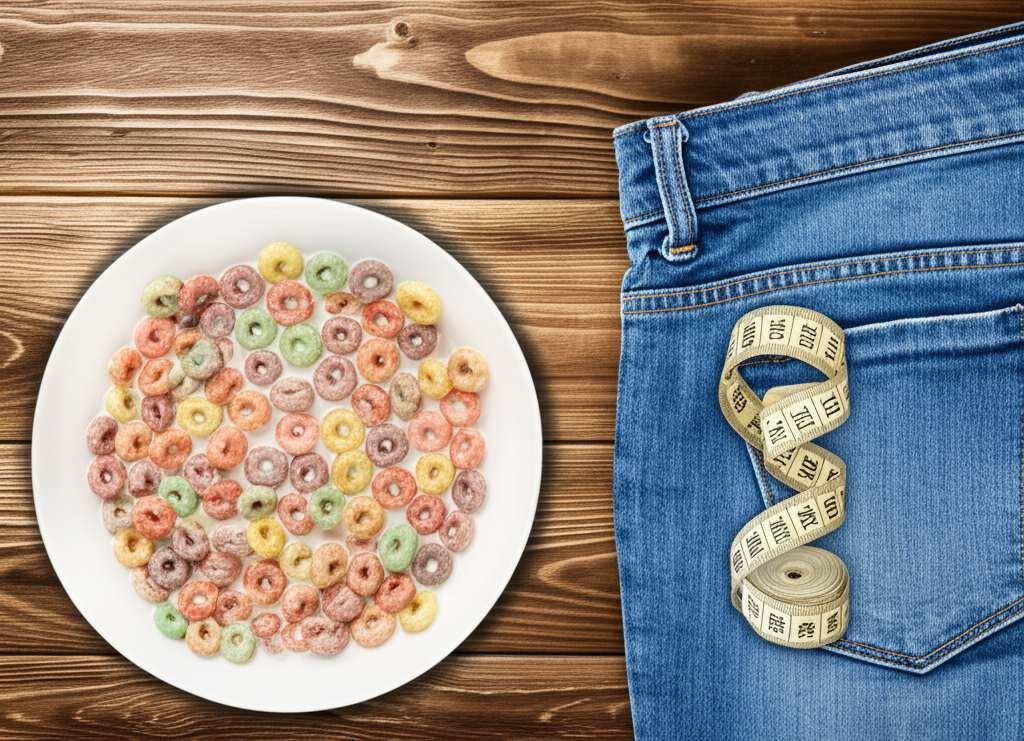 Generate a high-quality, relevant image prompt for an article about: Can You Eat Cereal When Trying