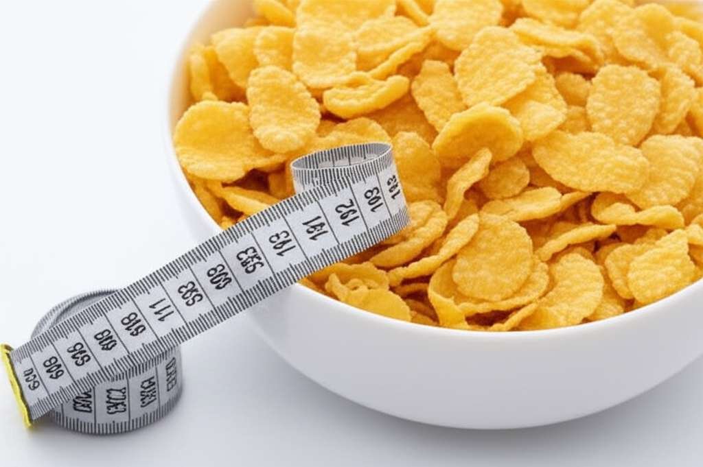 Generate a high-quality, relevant image prompt for an article about: Are Corn Flakes Good For Weight