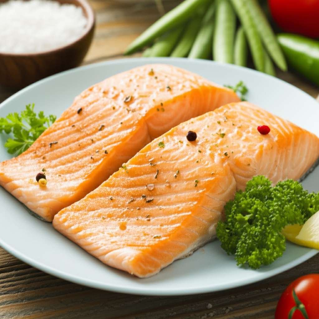 Generate a high-quality, relevant image prompt for an article about: Is Salmon Good For Weight Loss: