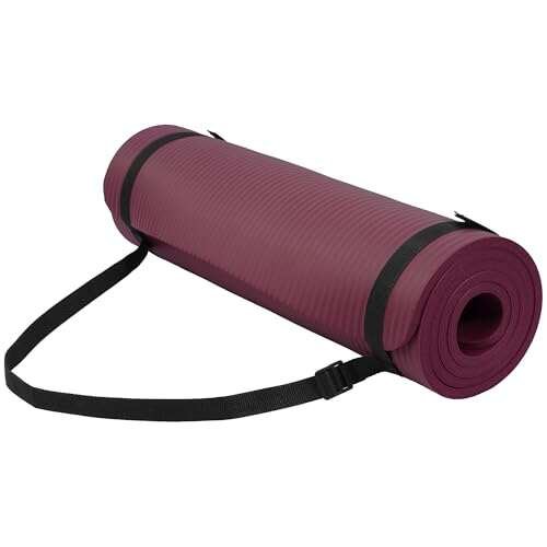 Fitvids 1/2-Inch Thick High Density Foam Exercise Yoga Mat.